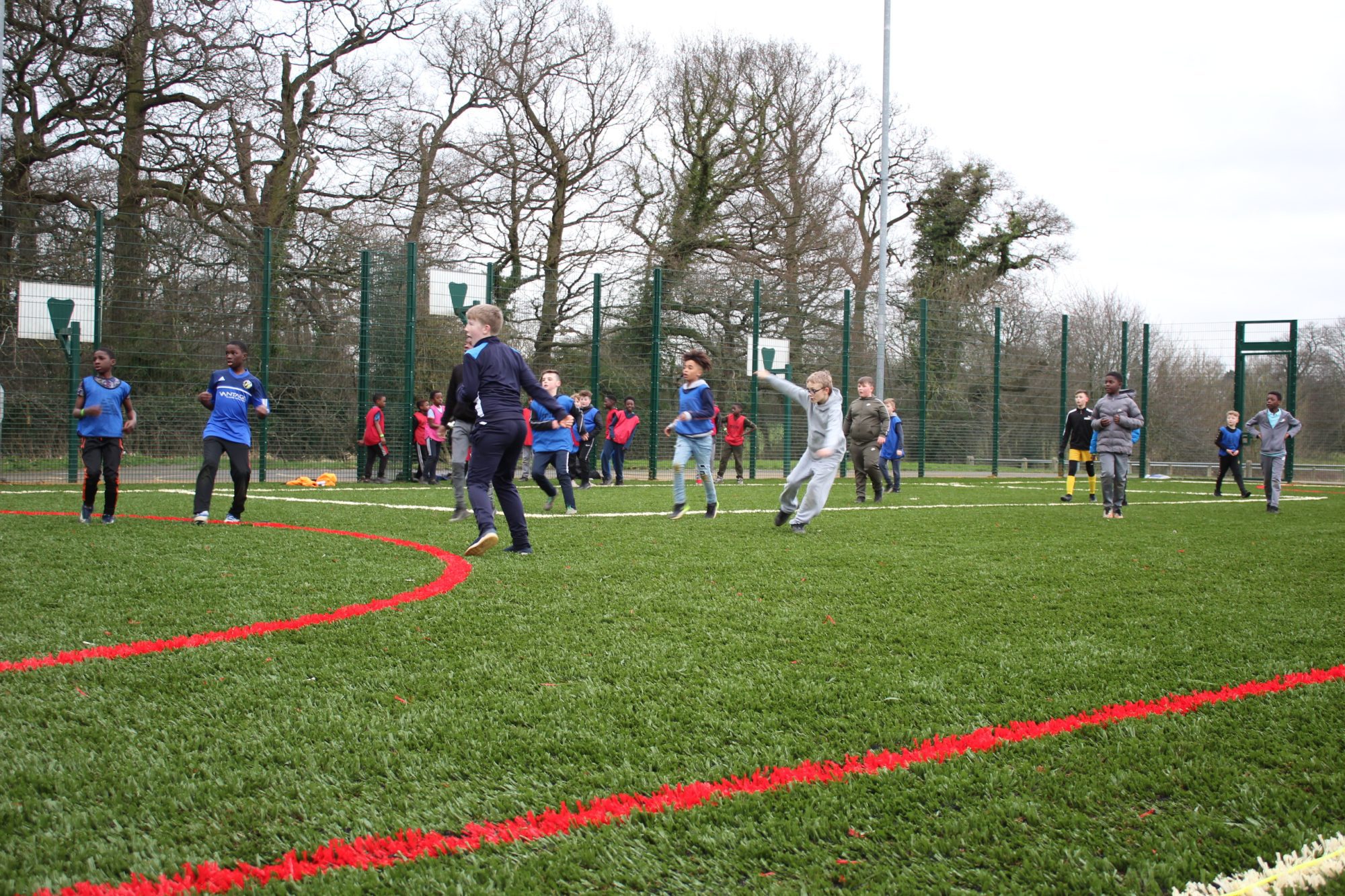 Pitches in action at Grove